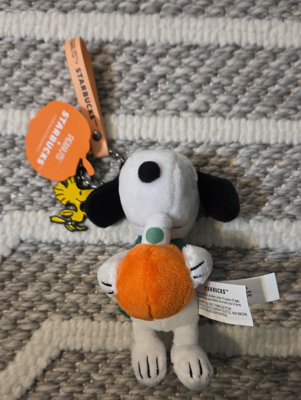 Peanuts x Starbucks Snoopy and Woodstock Bag Charm